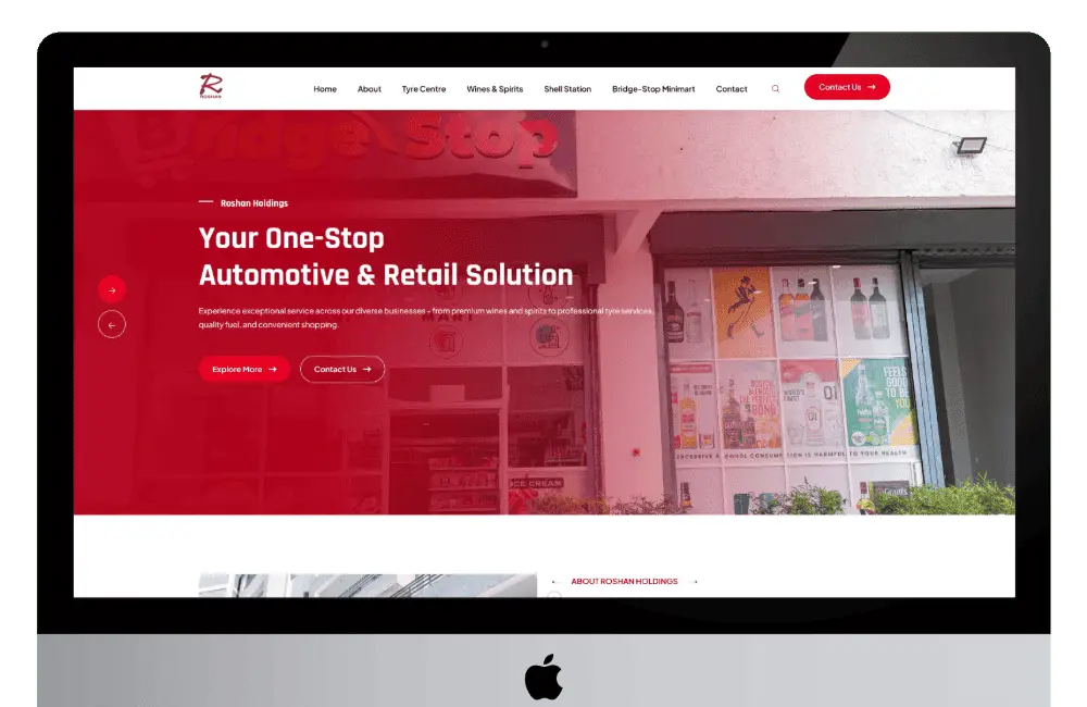 Roshan Holding E-commerce Interface - Multi-Brand Retail Platform Nairobi